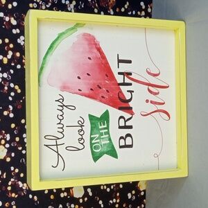 🌼 Young's Bright Side Watermelon Wall Art